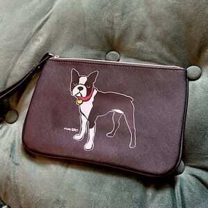 Marc Tetro Boston terrier wristlet - NEW ✨